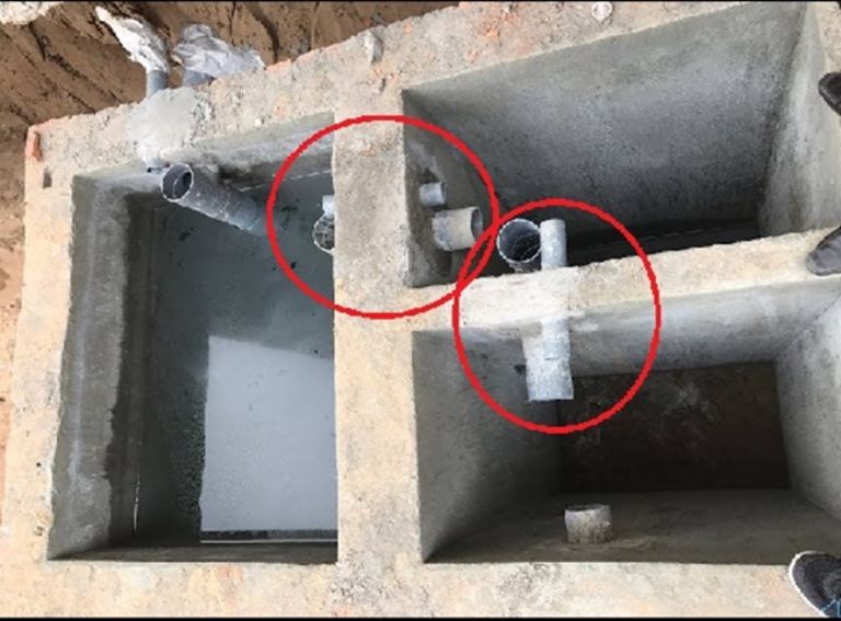 Tiêu chuẩn đặt ống nước hầm cầu 